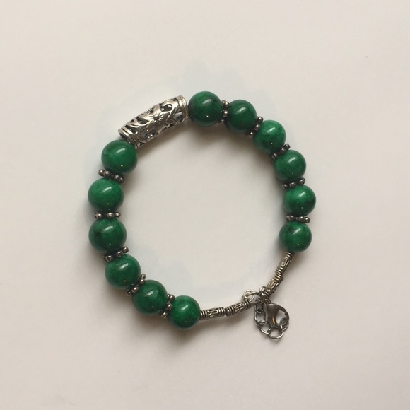 GREEN BALL BRACELET - Picture 6 of 8